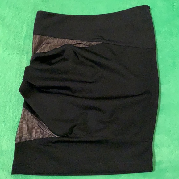 Alexander Wang pencil skirt gathered left side,shirt zipper right top side - Picture 3 of 10